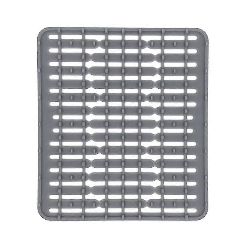 1 X Silikon-spülbeckenmatte, Abflussmatte, Küchenspülbeckenmatte, Multifunktionale Waschbeckenmatte, Wasserfiltermatte