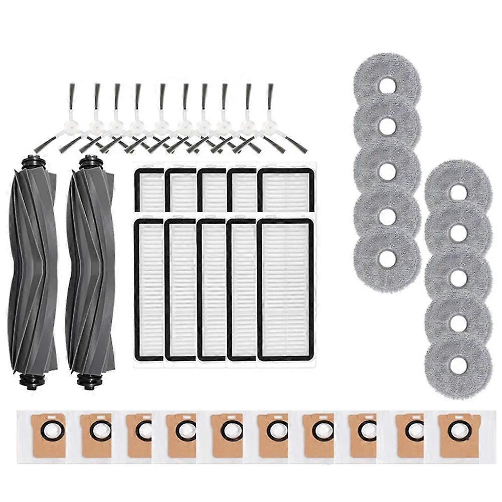 Für Bot L20 Ultra/l30 Ultra/x20 Pro Zubehör Hauptseitenbürste Mopptücher Hepa-filter Staubbeutel