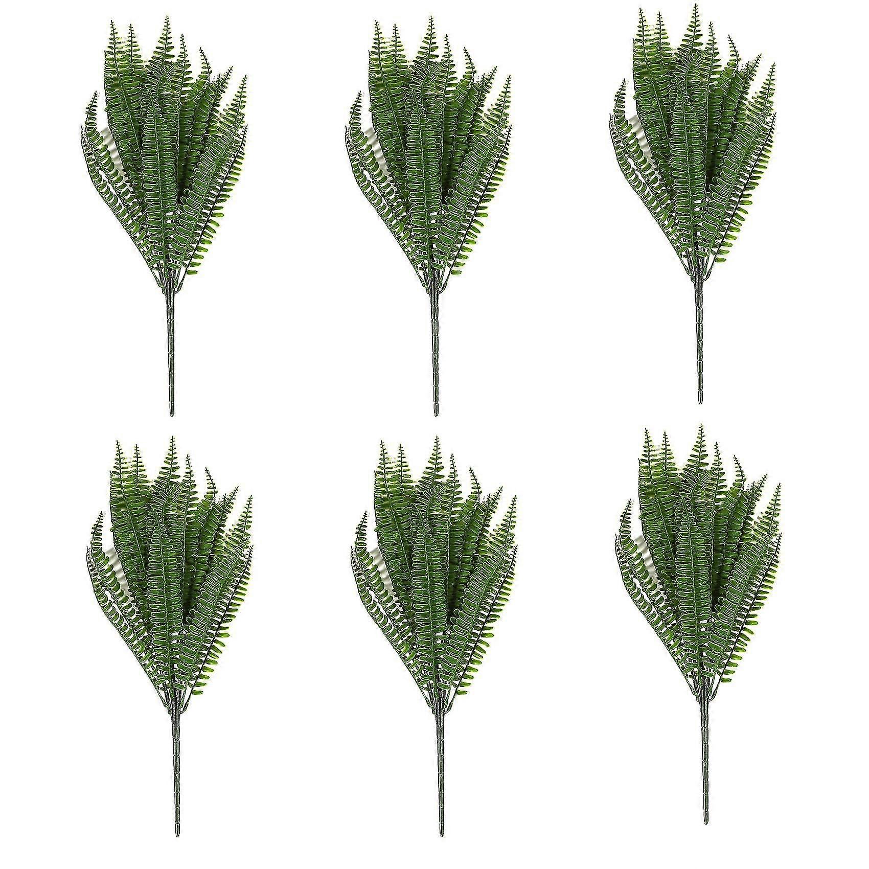 6 X 7 Zweige, Grün, Künstliche Pflanze, Blumenmuster, Persische Blätter, Blumen, Büro, Haus, Garten