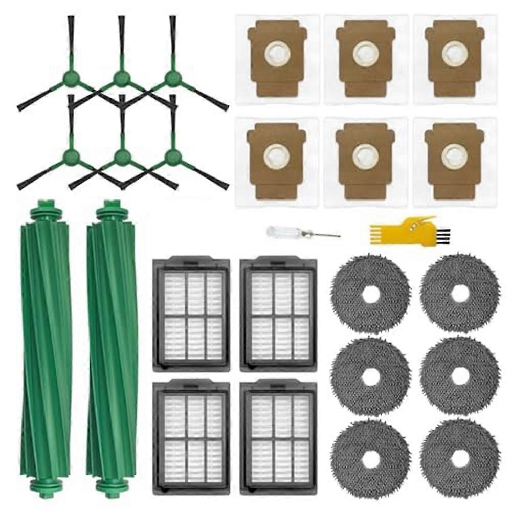 Zubehör Für Den Roboterstaubsauger Irobot Roomba Plus 405 Combo / 505 Combo: Hauptbürste, Reinigungsfilter Und Staubbeutel.