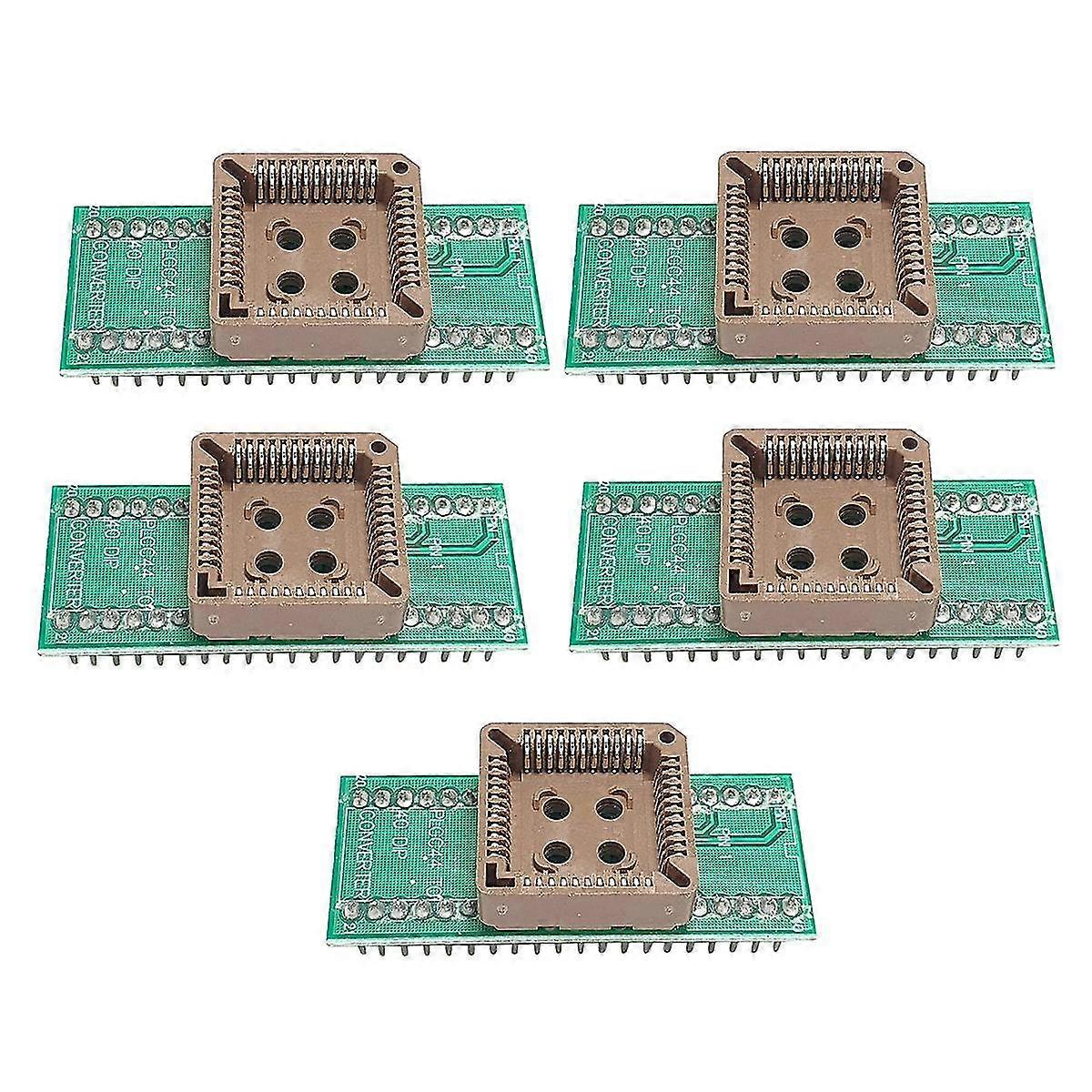 5 Stücke Ic Test Sockel Adaptateur Adaptateur Sockel Umwandlung Sockel Brennen Sockel Plcc44 Zu Dip40