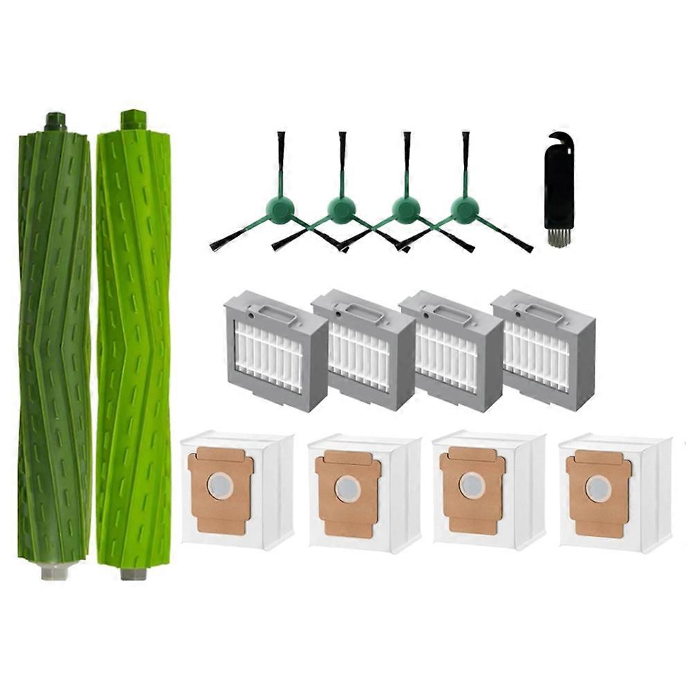 15 Ersatzteile Für Irobot Roomba Max 705/roomba Plus 504 Staubsauger: Haupt- Und Seitenbürstenfilter.