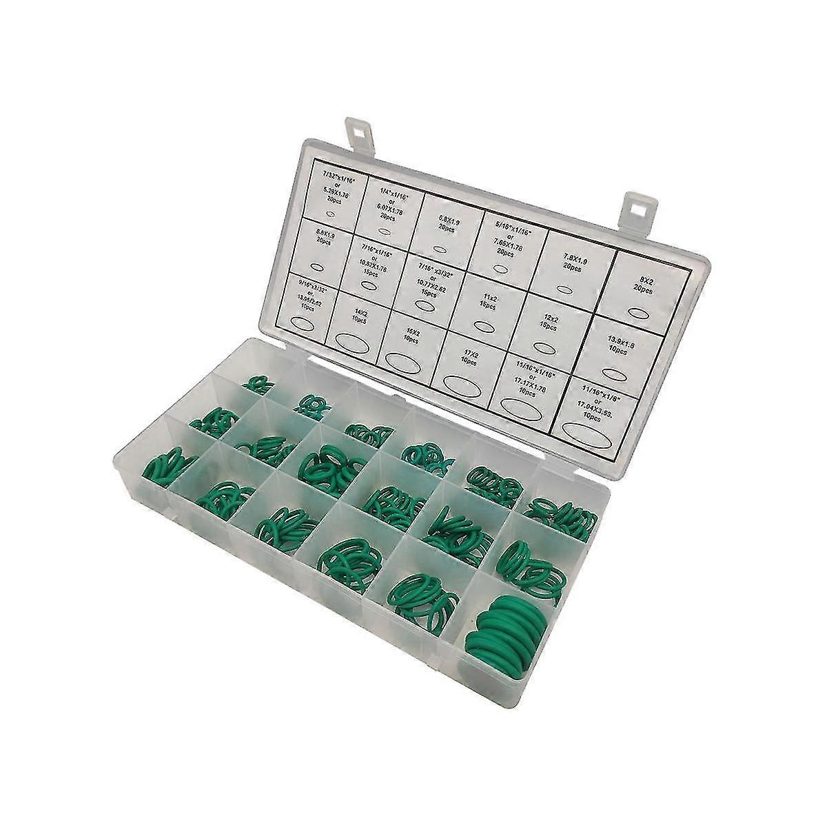 270 Stück Ing Ring Rep Box O-ring Hochtemperatur-gummidichtung