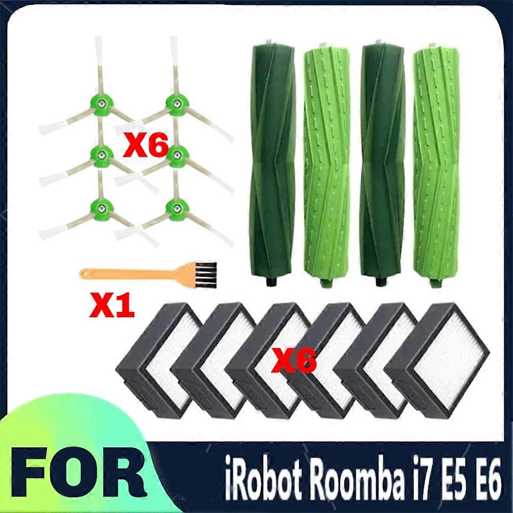 Zubehör Filter Seitenbürste Bürstenrolle Für Irobot Roomba Serie I7 E5 E6 Roboterstaubsauger Ersatz Ersatzteil