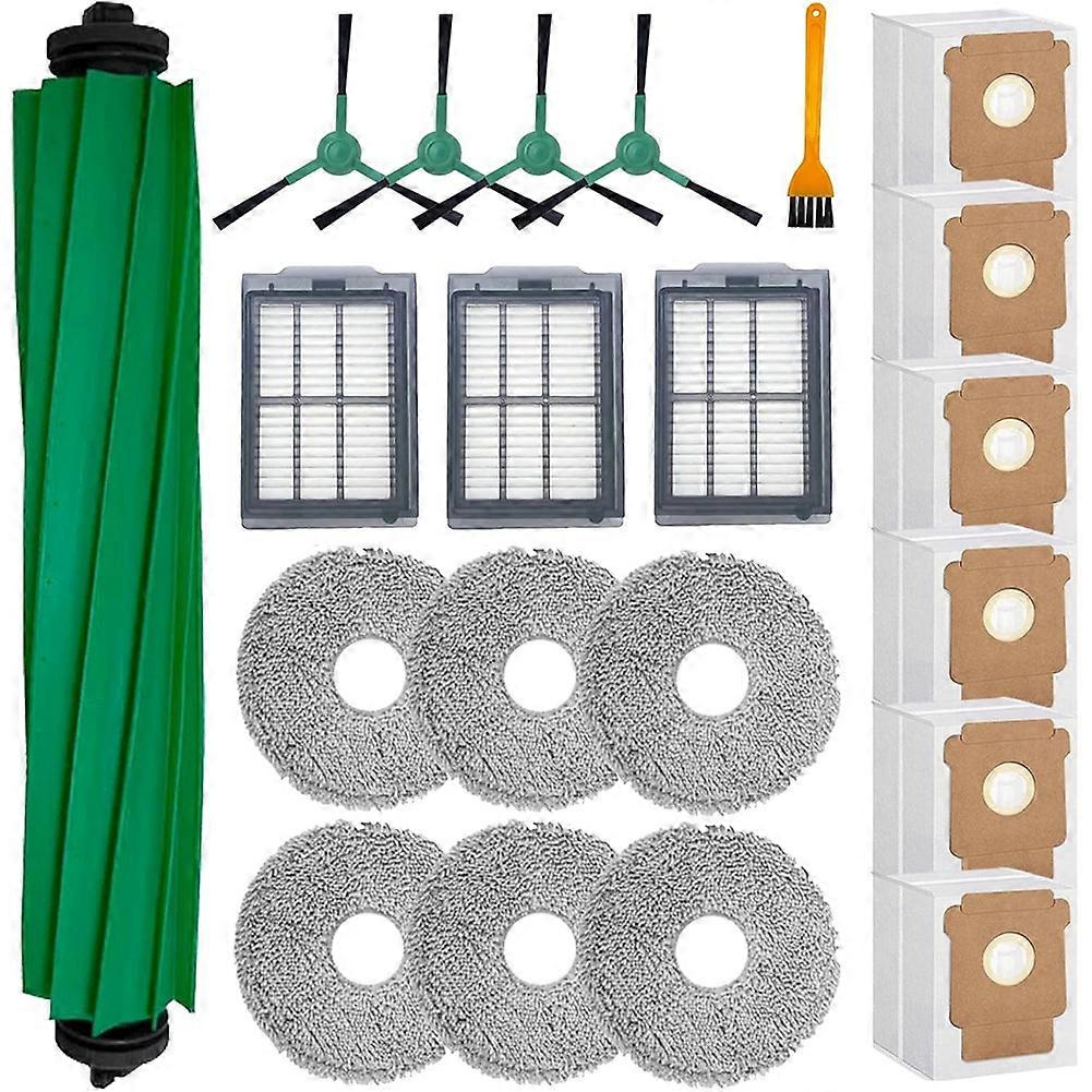 Ersatzteile Für Den Roboterstaubsauger Irobot Roomba Plus 505/405 Combo: 1 Hauptbürste, 3 Filter, 6 Tücher, 4 Seitenbürsten, 6 Staubbeutel