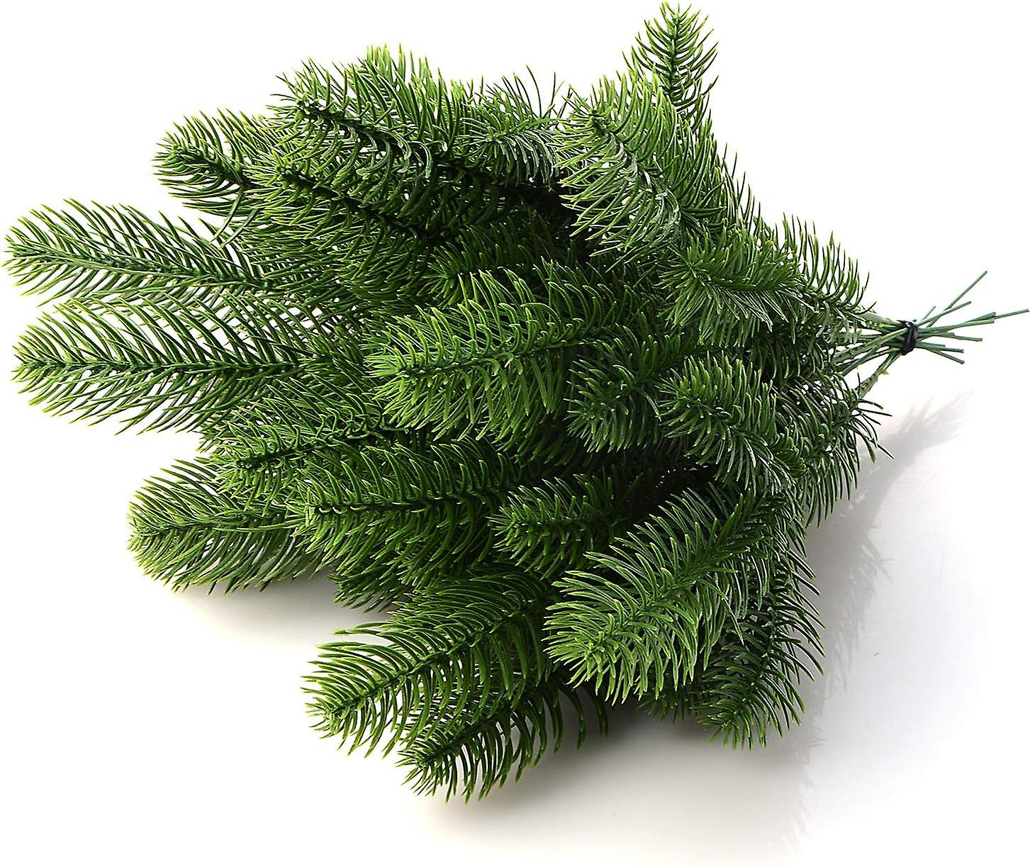 30 Diy Künstliche Tannenzweige Für Weihnachtsgirlande Und Gartendekoration (aaa)
