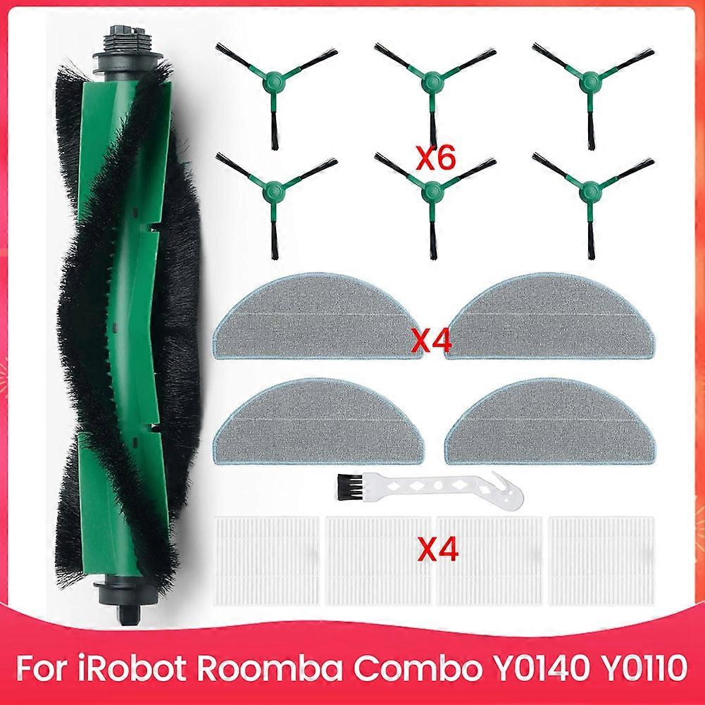 Ersatzteile Für Irobot Roomba Combo Y0140, Y0110 Roboterstaubsauger-set: Hauptseitenbürste Und Hepa-filter