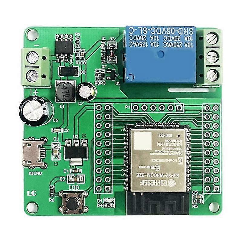 Dc5-60v-versorgung Esp32-entwicklungsplatine Einzelrelaismodul Esp32-wroom-entwicklungsplatine