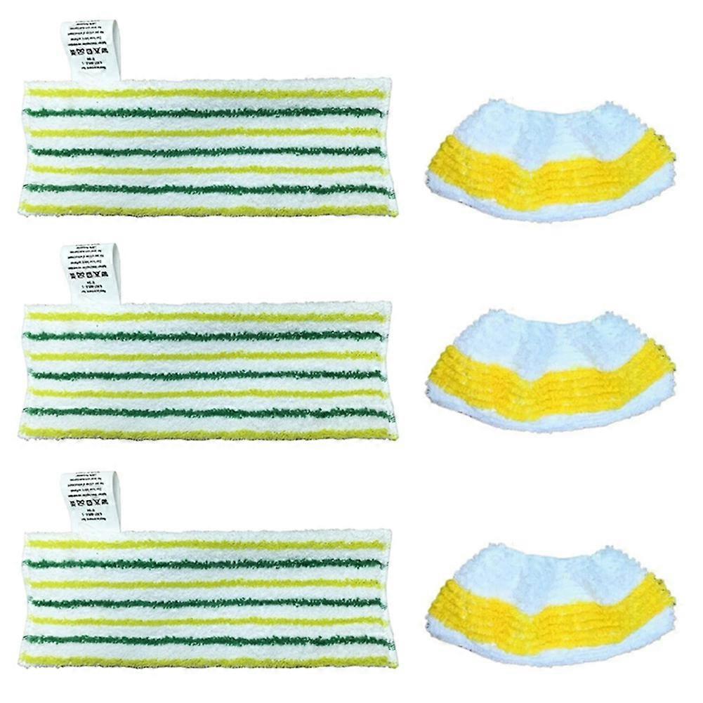 Set Mit 6 Dreieckstüchern Für Karcher Sg4/2, Sg4/4, Sc2, Sc3, Sc4, Sc5, Easyfix Ctk10 Und Ctk20 Dampfwischer (ersatzteile)