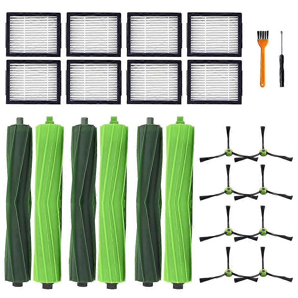 24-teiliges Set Für Staubsauger Der Serien Irobot Roomba I, E Und J: Rotierende Bürsten, Filter Und Andere Teile (einschließlich I3, I3+, I7, I7+, I4, I6, I6 Und I8, I8+/plus, E5, E6, E7 Und J).