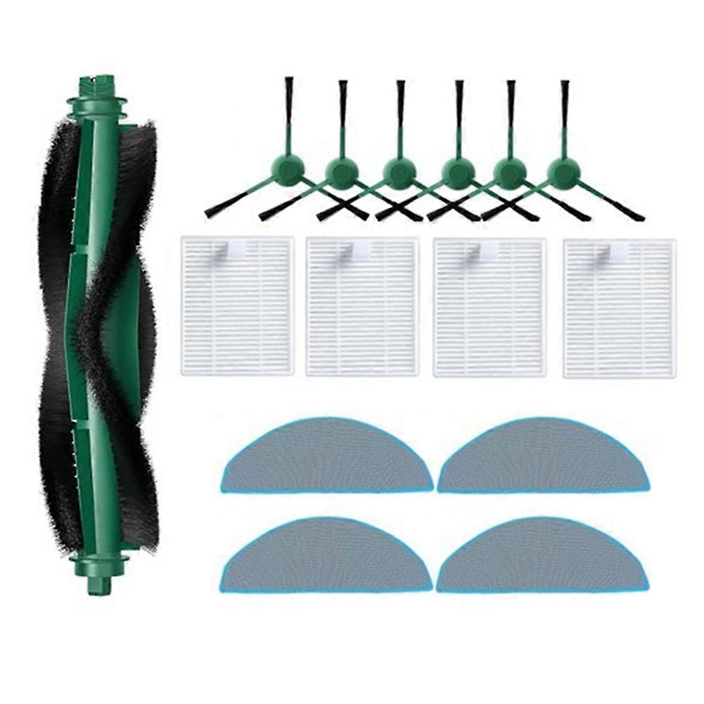Packung Mit 15 Teilen Für Irobot Roomba 105 Vac / 105 Combo / 105 Combo+ / 104 Combo / Q052: Bürste, Filter Und Reinigungstuch.