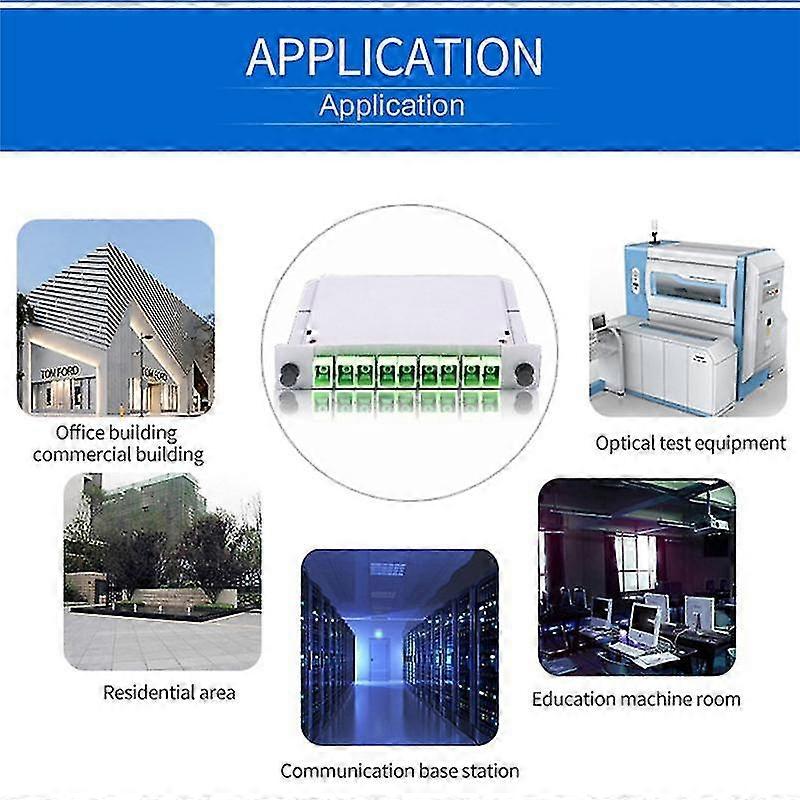 Sc Plc 1x8 Splitter Fiber Optical Box Ftth Plc Splitter Box Mit 1x8 Planar Waveguide Type Optical