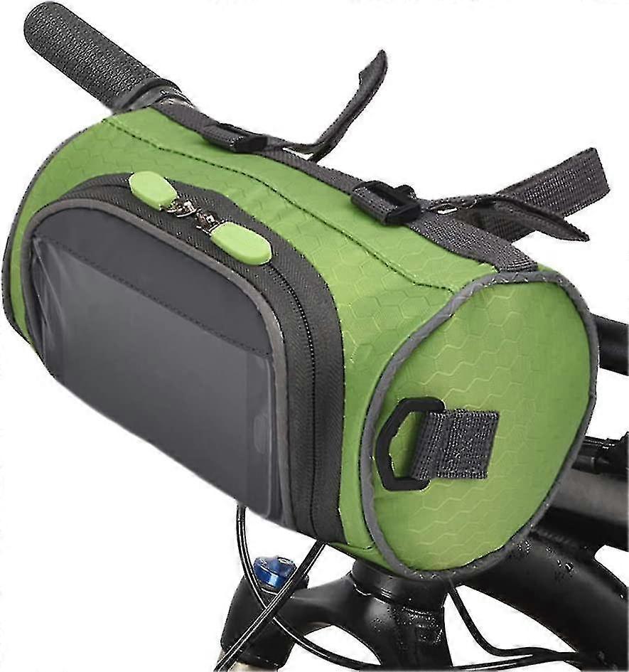 Fahrradlenkertasche, Wasserdichte Fahrradrahmentasche Mit Touchscreen, Großes Fassungsvermögen