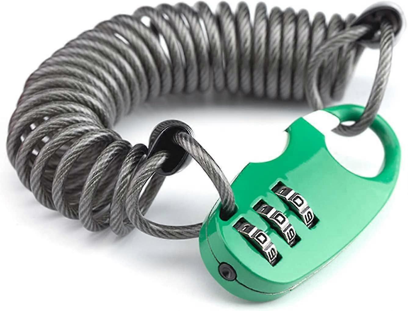 Helm Fahrradschloss Kabel Mini Motorrad Diebstahlsichere Fahrradschlösser Tragbares 3-stelliges Geschenk