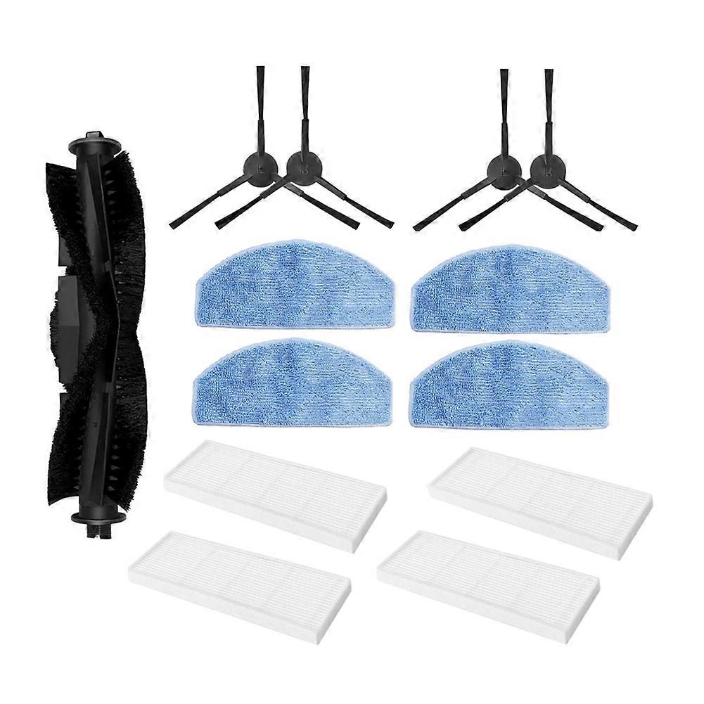 13pcs Für Laresar Mars01 / Lubluelu Sl68 Staubsauger Ersatzteile Hauptseite Bürste Hepa-filter Mopp Tuch
