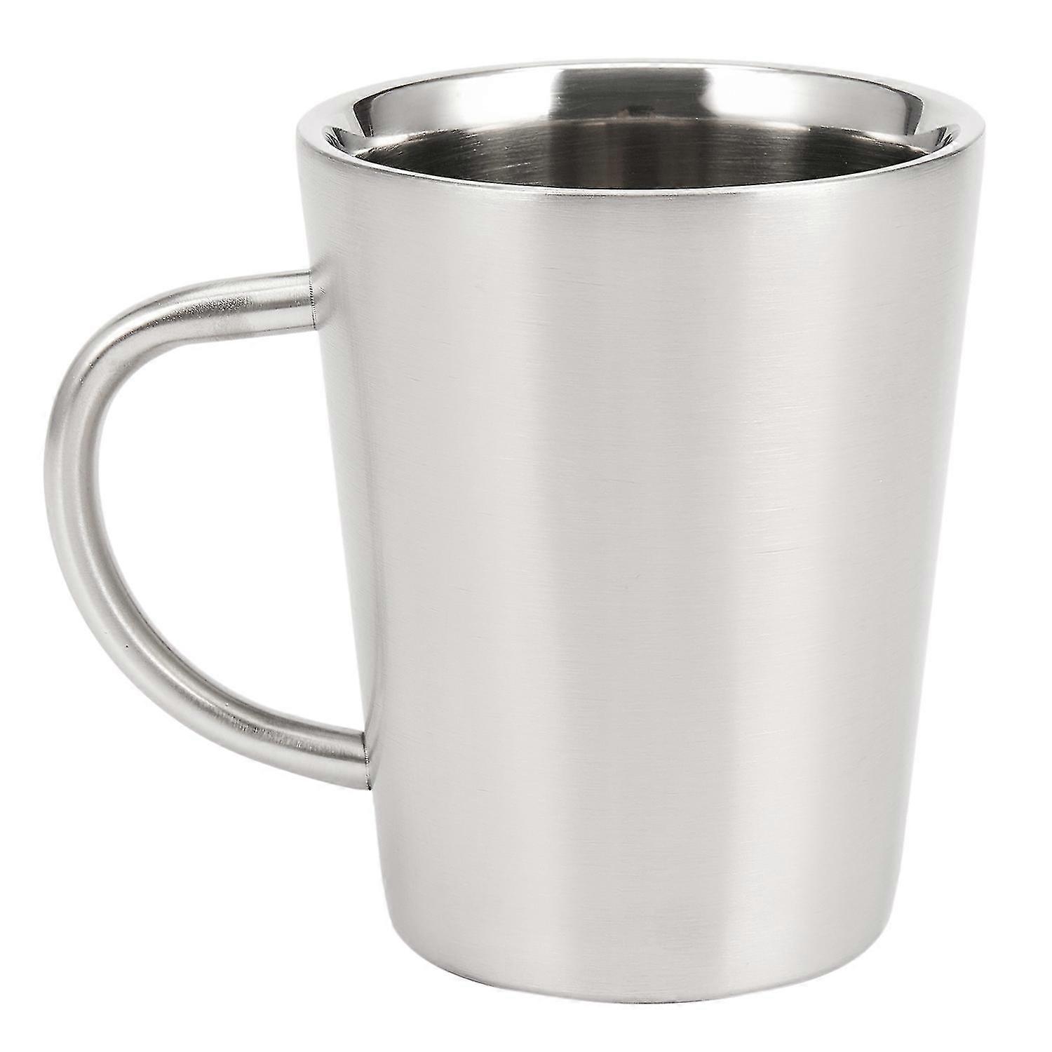340 Ml Verkupferter Edelstahl-kaffeebecher, Doppellagiger 304 Hochtemperaturbeständiger Milchbecher