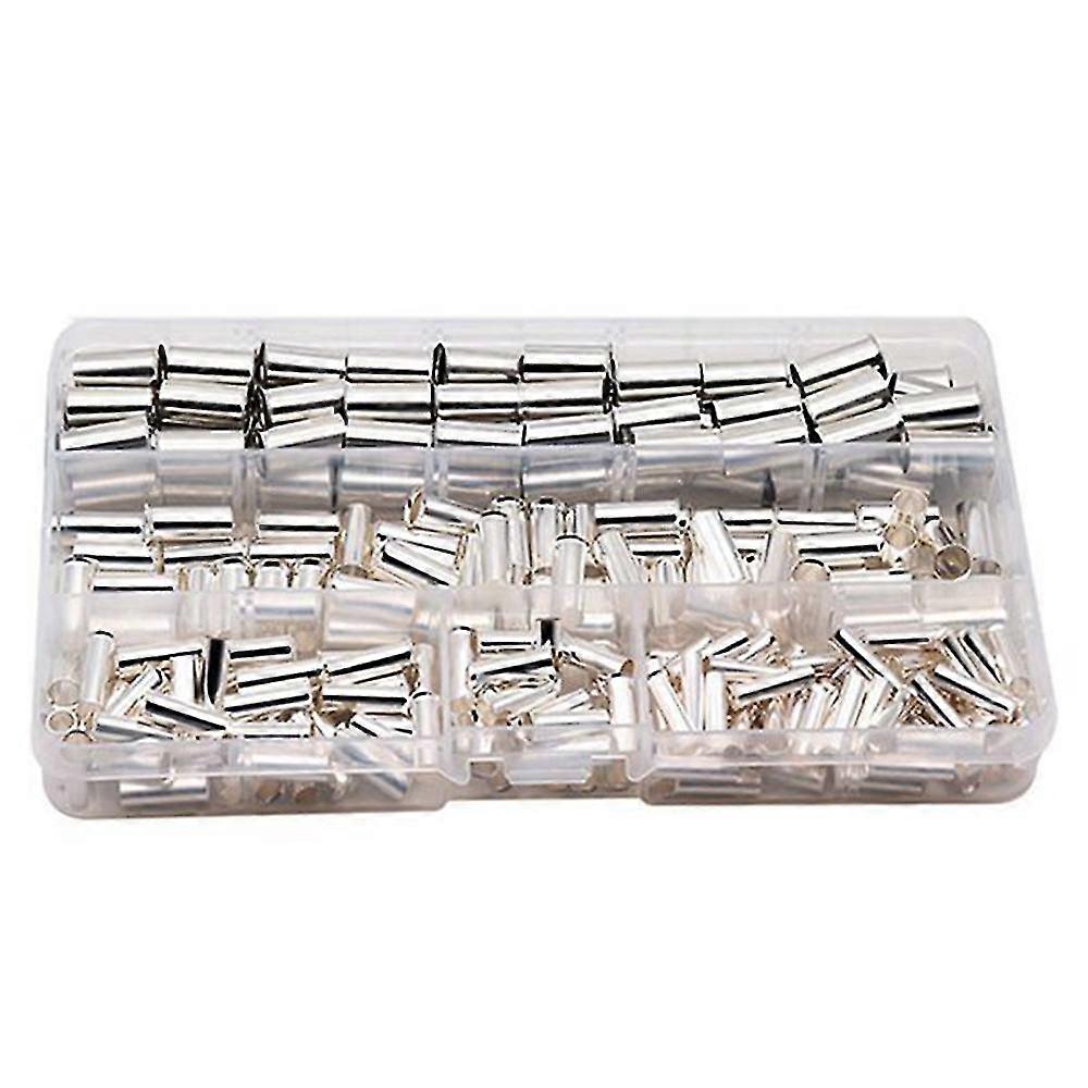 240 Stück Draht-kupfer-crimp-fitting-aderendhülsen, Awg 4,6,8,10, Nicht Isoliertes Kabelgehäuse, Aderendhülsen-pin-kabel