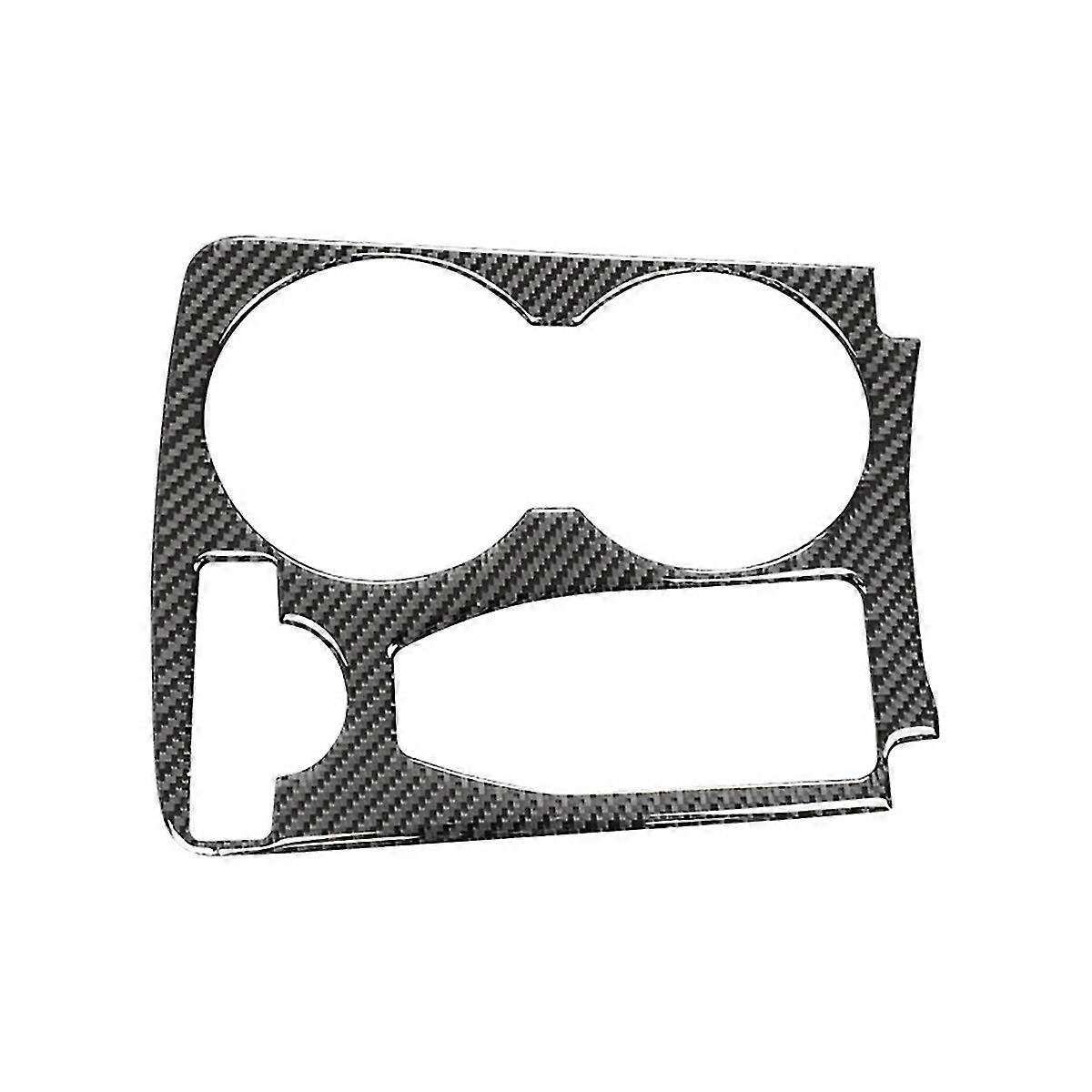 Für 300 350 250 2008-2015 Armlehne Box Wasser Tasse Halter Carbon Panel Dekoration Innen Aufkleber