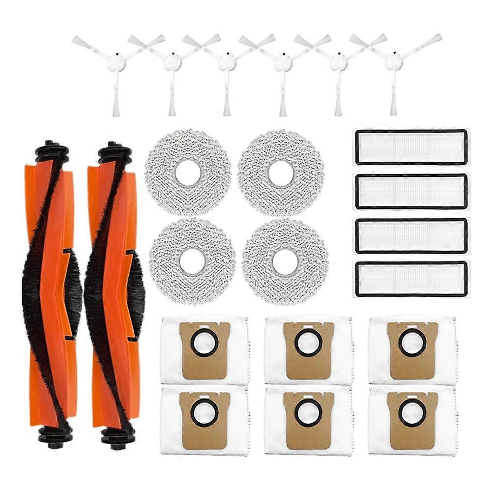 Zubehör Und Ersatzteile Für Den Roboterstaubsauger Xiaomi X20+ / X20 Plus: Rotierende Seitenbürste, Hepa-filter, Reinigungstuch Und Staubbeutel.