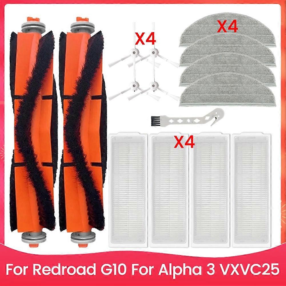 Ersatzteile Für Redroad G10 Viomi Alpha 3 Vxvc25/mjstp Roboterstaubsauger: Hauptbürste, Hepa-filter Und Reinigungstuch.