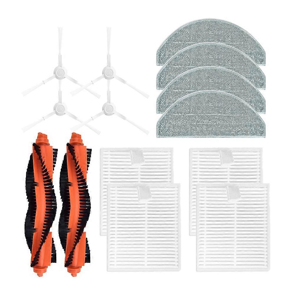 Kompatibel Mit Den Roboterstaubsaugern Xiaomi E10, E12, E10c Und C103 Sowie Den Roboterstaubsaugern Mijia 3c Plus Und 3c Pro.im Lieferumfang Enthaltene Ersatzteile: Hauptbürste, Filter Und Mopp.