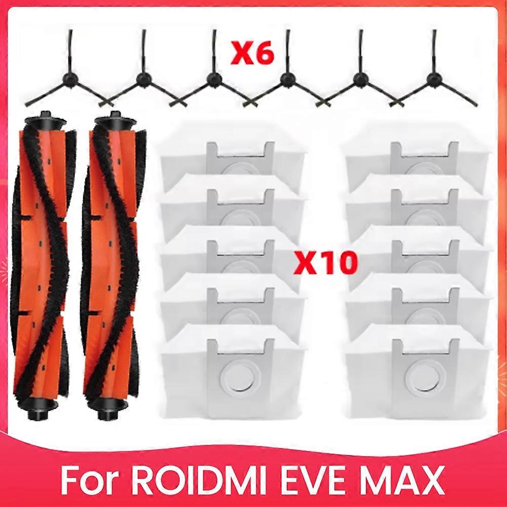 18-teiliges Set Inklusive Bürste Und Staubbeutel Für Roidmi Eve Max Staubsauger – Zubehör Und Ersatzteile