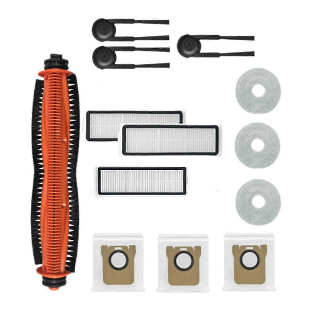 13 Zubehörteile, Die Mit Dem Staubsauger Xiaomi Mijia M40s/ov31cn Kompatibel Sind: Hauptwalze, Seitenbürste, Hepa-filter, Reinigungstuch Und Staubbeutel.