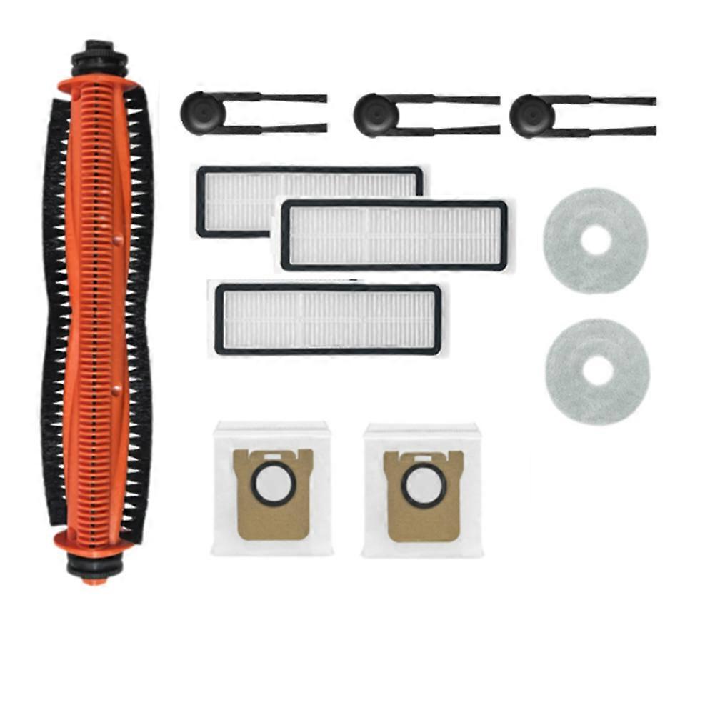 12er-pack Zubehör, Kompatibel Mit Xiaomi Mijia M40s/ov31cn Staubsauger: Hauptrolle, Seitenbürste, Hepa-filter, Reinigungstuch Und Staubbeutel.