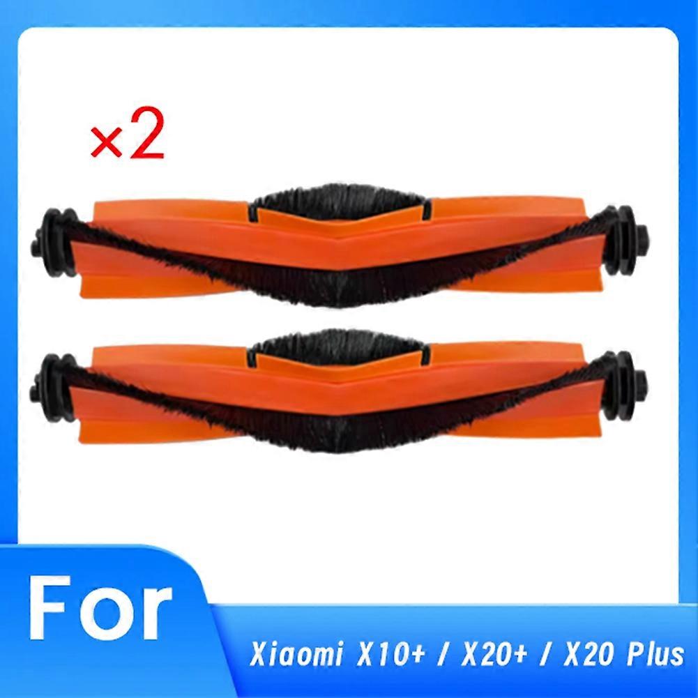 2er-pack Hauptbürsten, Kompatibel Mit Xiaomi X10+ / X20+ / X20 Plus Roboterstaubsaugern (ersatzteile)