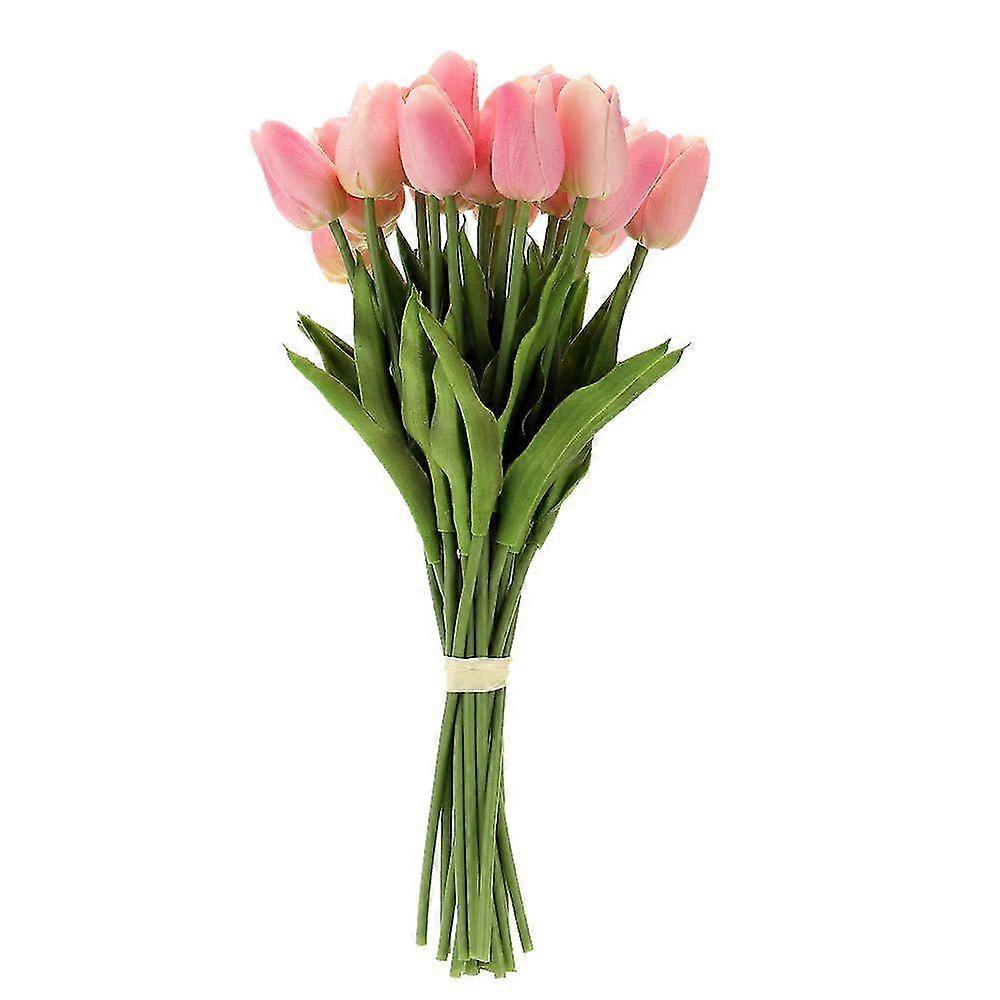 20 Stück Künstlicher Blumenstrauß Mit Einzelnem Langen Stiel, Wunderschöne Simulationsblumen Mit Echtem Touch Für Zuhause