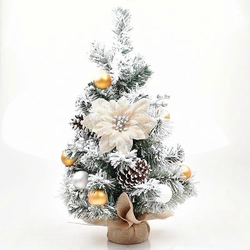 30 Cm Schneeflocken-weihnachtsbaum, Künstlicher Mini-weihnachtsbaum, Kleiner Weihnachtsbaum, Tisch-weihnachtsbaum, Feiertagsdekoration Für Zuhause, Büro, Party