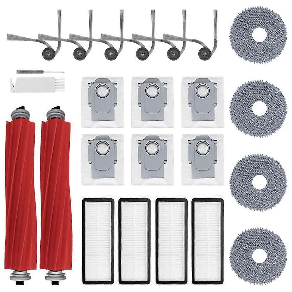 Qv 35a Zubehörset (24 Teile) Für Roborock Qv 35a/qv 35s/qr 598/qr 798 Roboterstaubsauger: Bürste, Reinigungstücher, Filter Und Beutel.