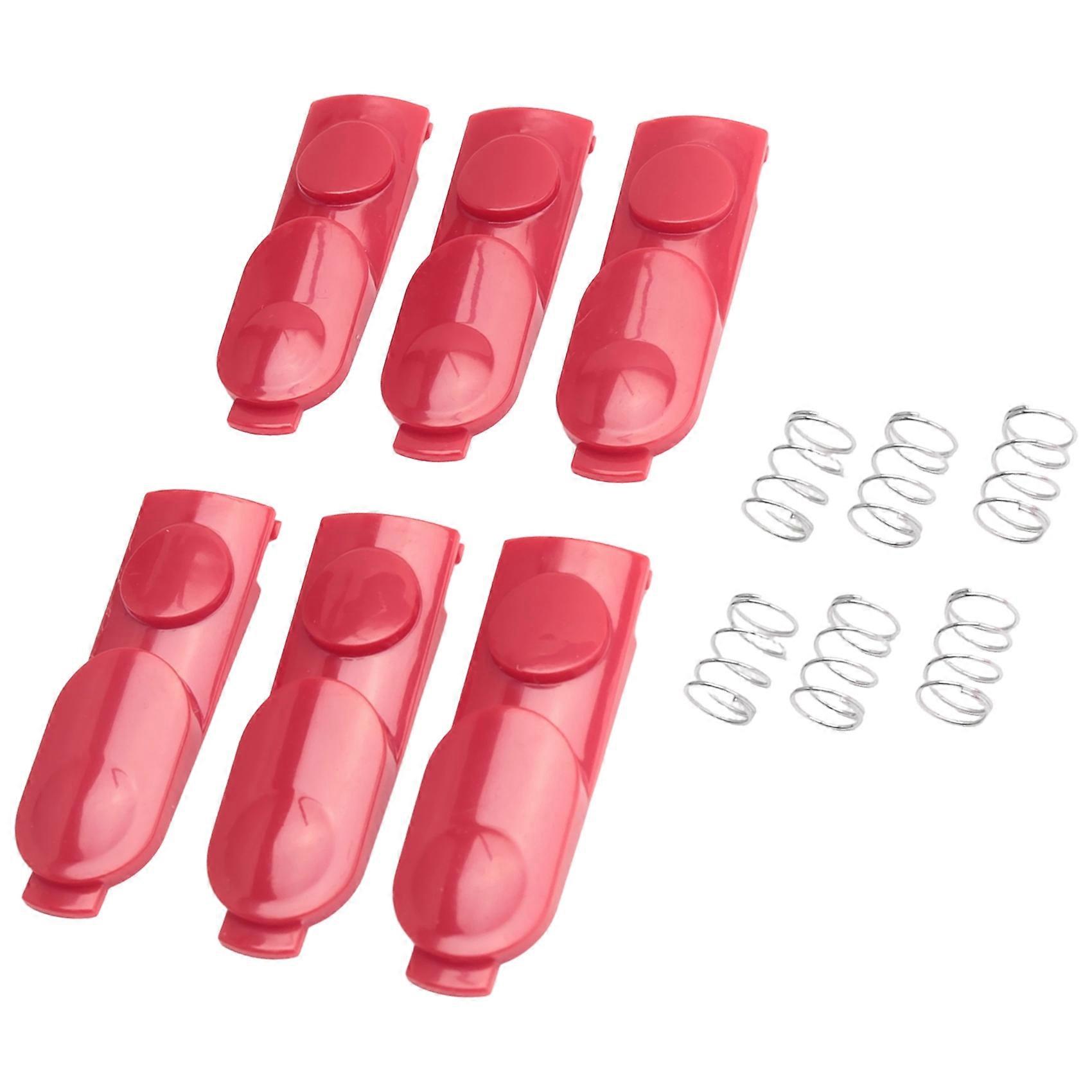 6er-pack Verriegelungsknopf Für V7 V8 V10 V11 V15 Staubsaugerrohr/reinigungskopf, Mit Feder.