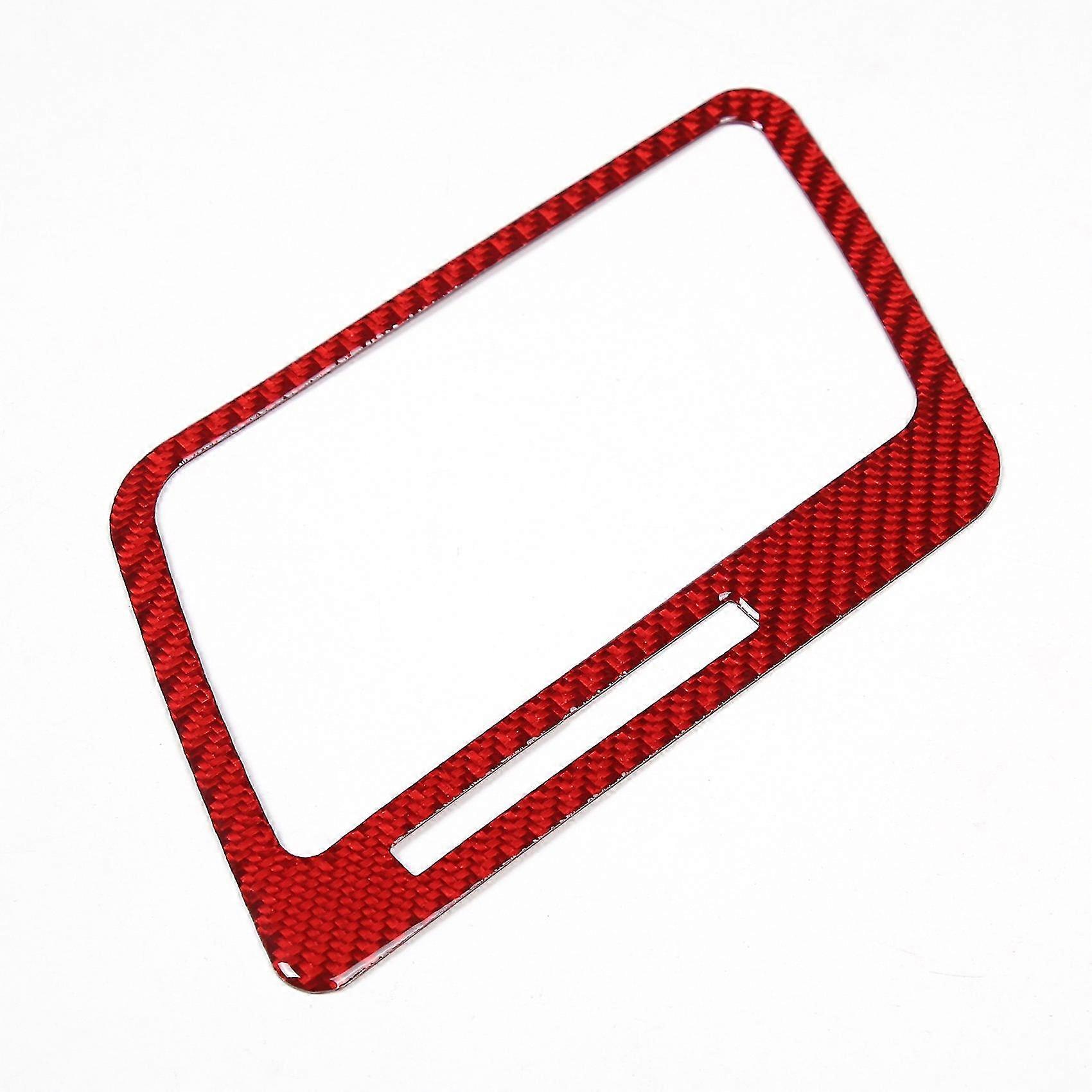 Auto-rote Soft-carbon-faser-blinkerbox-abdeckung, Zieraufkleber Für Corvette C7 2014–2019