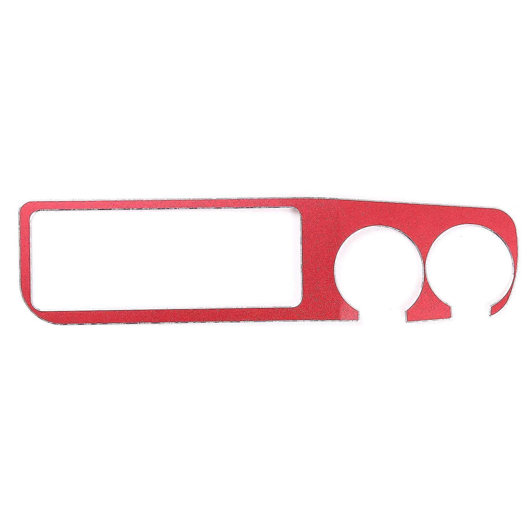 Aluminiumlegierung, Auto-zentralsteuerung, Steckdose, Innenzubehör, Rotes Auto-styling Für 2011–2014