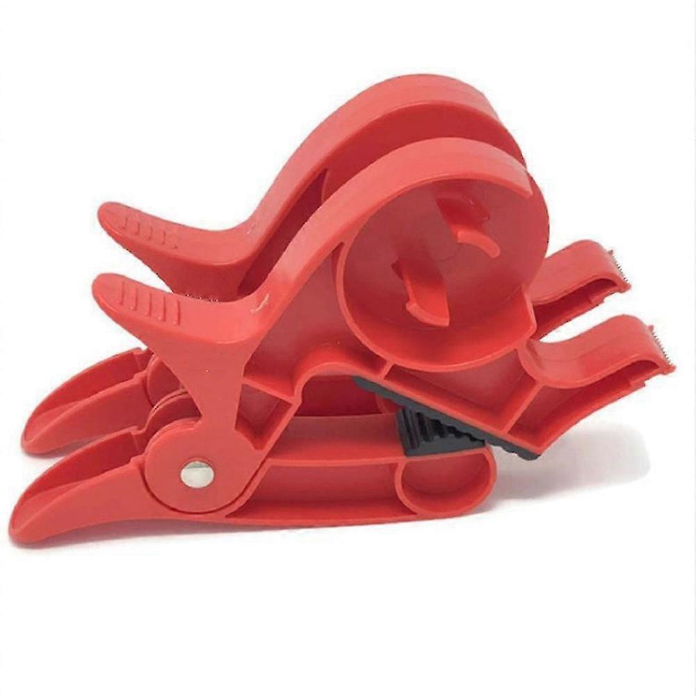 1 Paar Verpackungsspender, Tisch-geschenkverpackungswerkzeug, Klebebandspender, Papierrollenspender, Rot