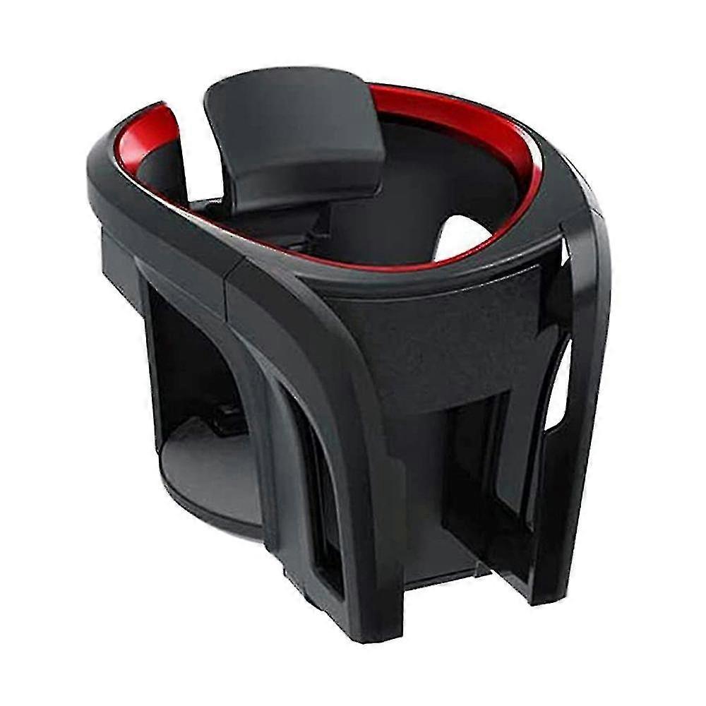 2-in-1-multifunktions-auto-getränkehalter, Verstellbarer Handyhalter, Rot