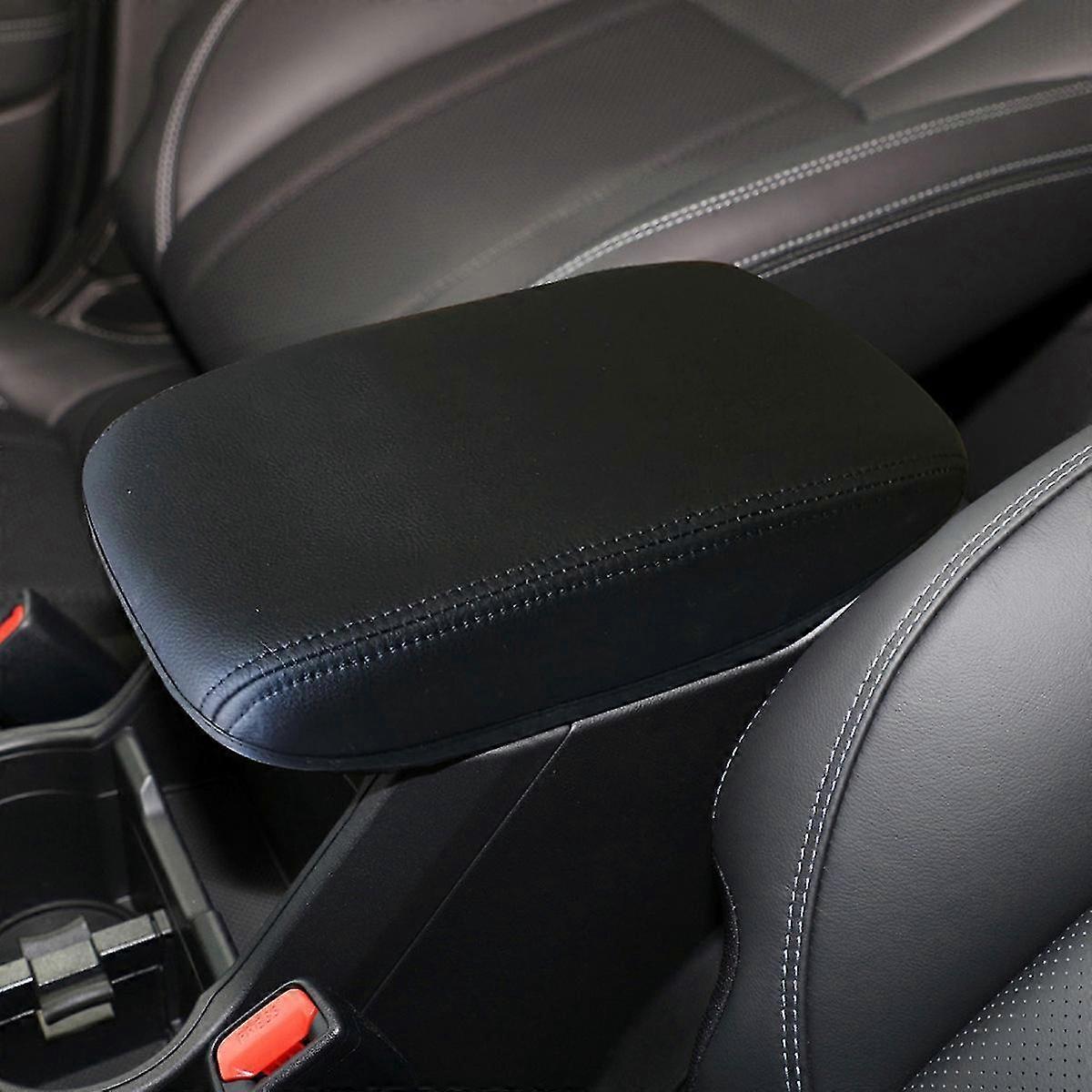 Auto Leder Mittelkonsole Box Pad Armlehne Schutzhülle Für Forester 2019-2021 Schwarz