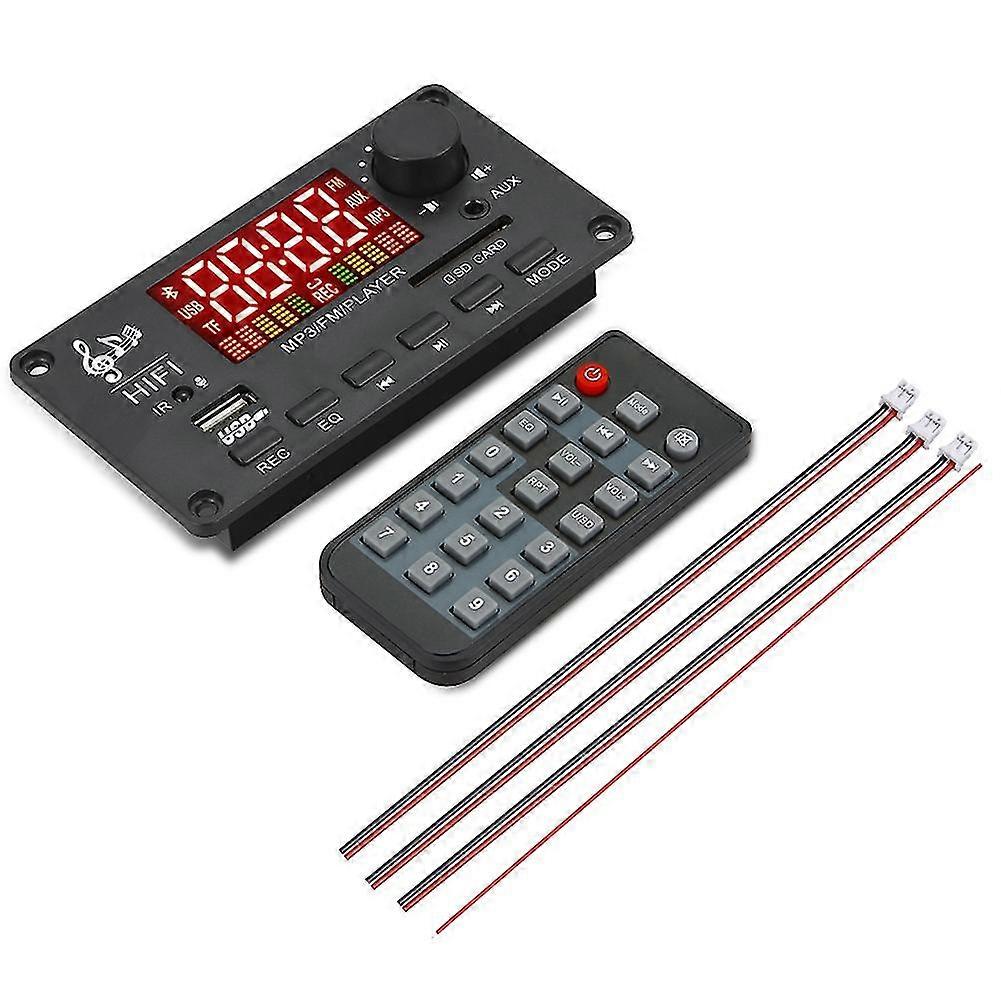 12v Verstärker Bluetooth 5.0 100w Mp3 Decoder Board Anrufaufzeichnung Drahtloses Musik Audio Modul Usb T