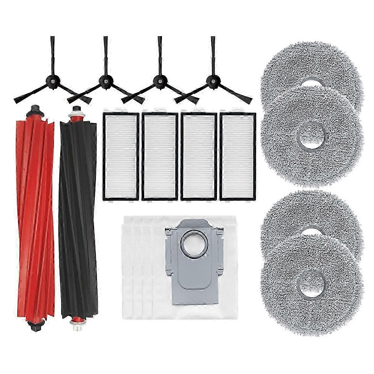 Für Qrevo Slim Ersatz Hauptseitenbürste Hepa-filter Mopp Mopp Pads Staubbeutel Ersatzteile Zubehör