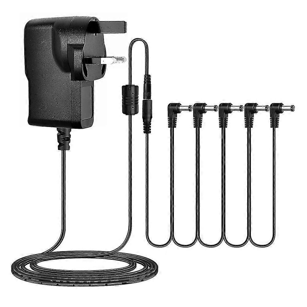 Gitarrenpedal-netzteil, 1 Bis 5-wege-daisy-kabel, Gitarren-effektpedal-zubehör, 9v850ma Adap
