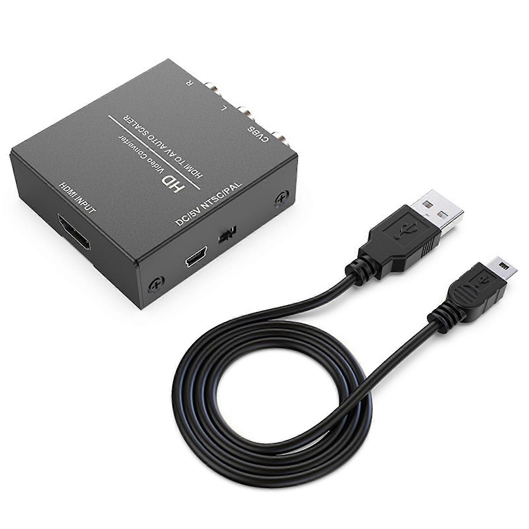 - Av-kompatibler Audio- Und Videokonverter (rca), Unterstützt 1080p, Ntsc/pal-umschaltung, Für Spielekonsolen
