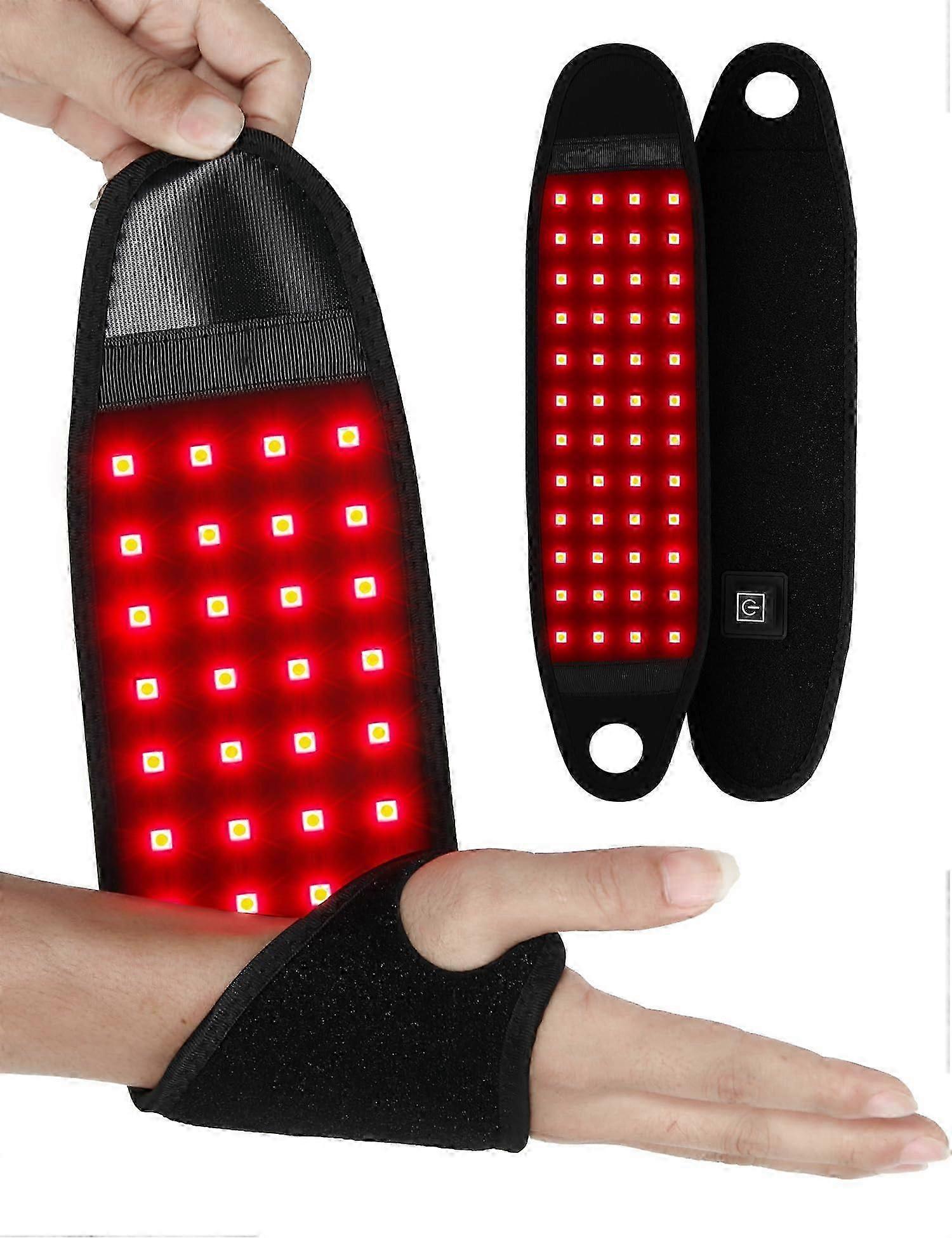 Rotlicht Und Infrarotlicht Für Hände, Infrarotlicht-handgelenkbandage, Tragbar, Warme Rotlicht-handgelenkbandage, Kompression