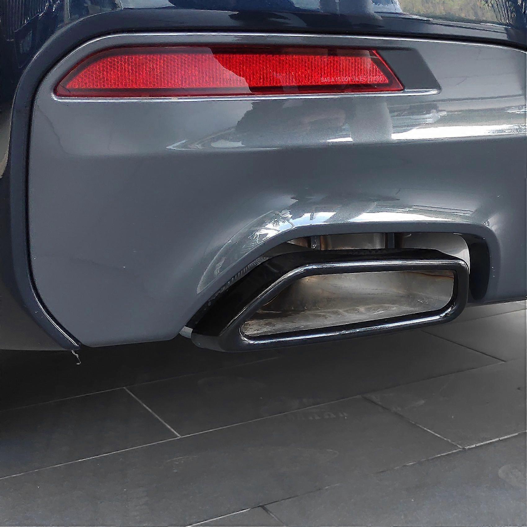 Edelstahl-auto-hinterauspuff-schalldämpfer-rohrabdeckungs-trim-heck-kehlrahmen Für 5er-serie G30 G38 20