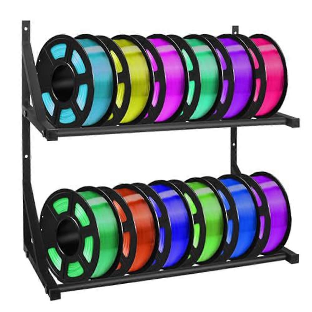 Wandmontiertes Filament-lagerregal – 2-stufiges 3d-drucker-filament-wandregal