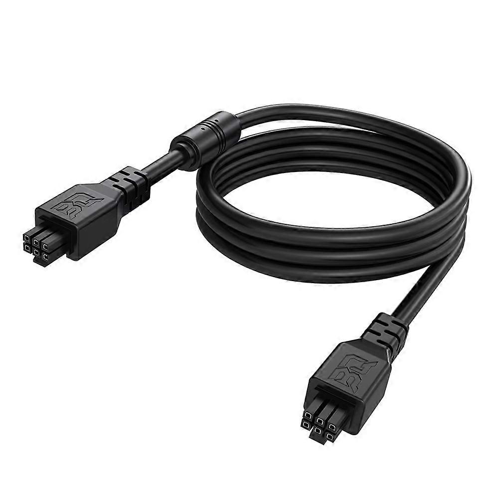 Ams Panda Stecker-stecker 6-poliges Kabel Mit Biqu-magnetring Für Bambu Lab P1p P1s X1c H2d A1 A1 Mini, 1000 Mm