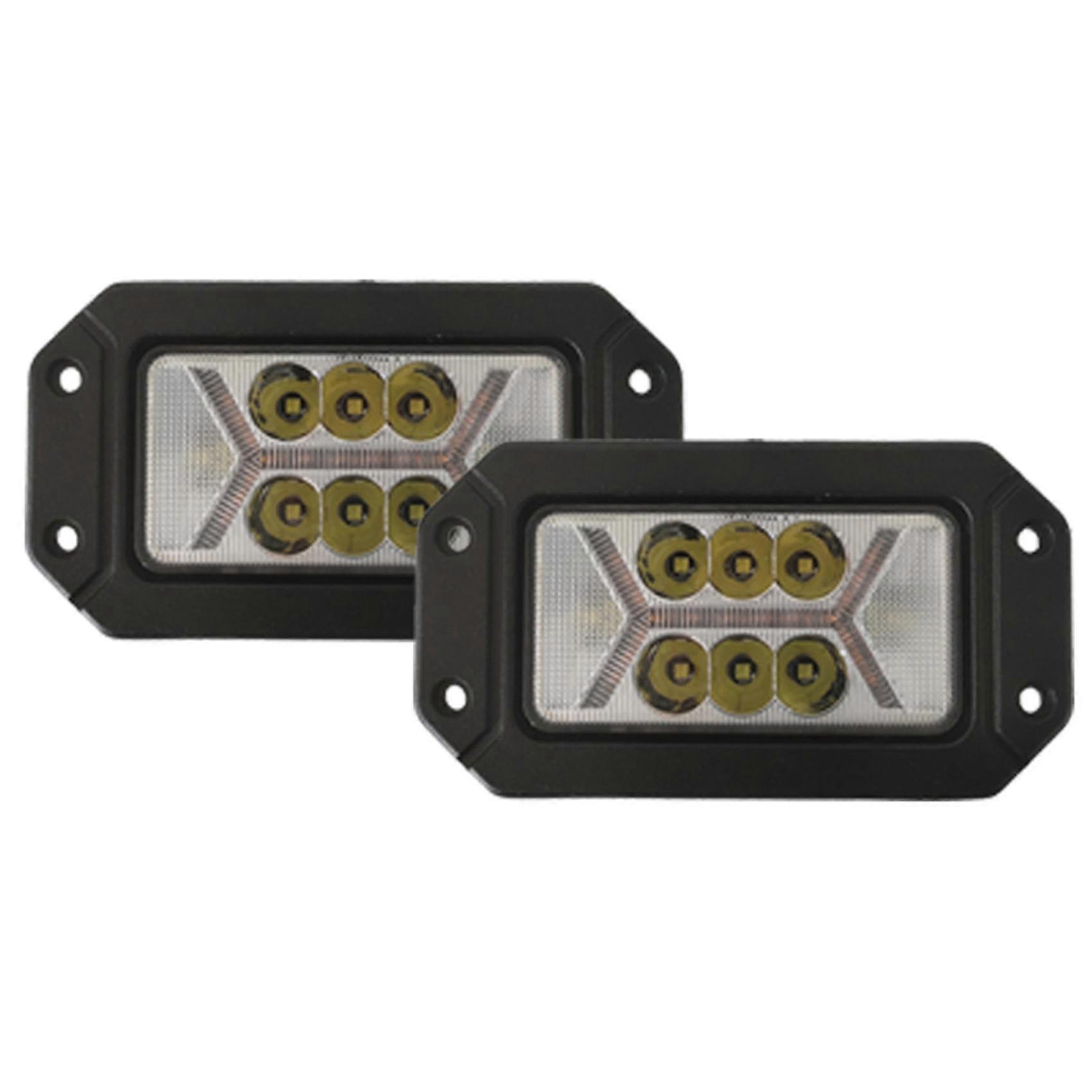 40 W Led Off – Rechteckiges X-nebelscheinwerfer Für Pkw, Lkw, Atv, Anhänger, Fahrrad