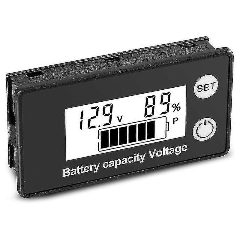 Batteriemonitor, Batterietester Für Golfwagen, Digitaler Batteriekapazitätsmonitor, 8–100 V, Restspannungsmonitor