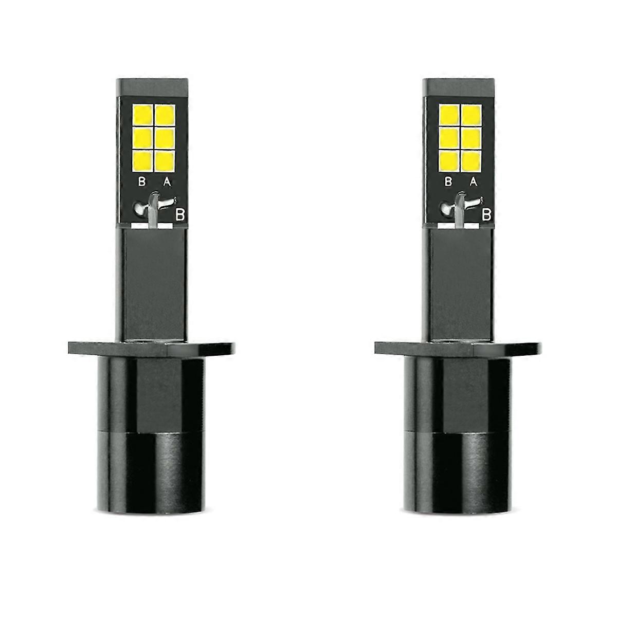 H1 Nebelscheinwerferlampe, Led, Bernsteinfarben + Weiß, Zweifarbig, Für Lkw, Autos, Lampen, Drl-beleuchtungsset, Glühbirnen, 9–32 V, 30 W, 3000 Lm, H1
