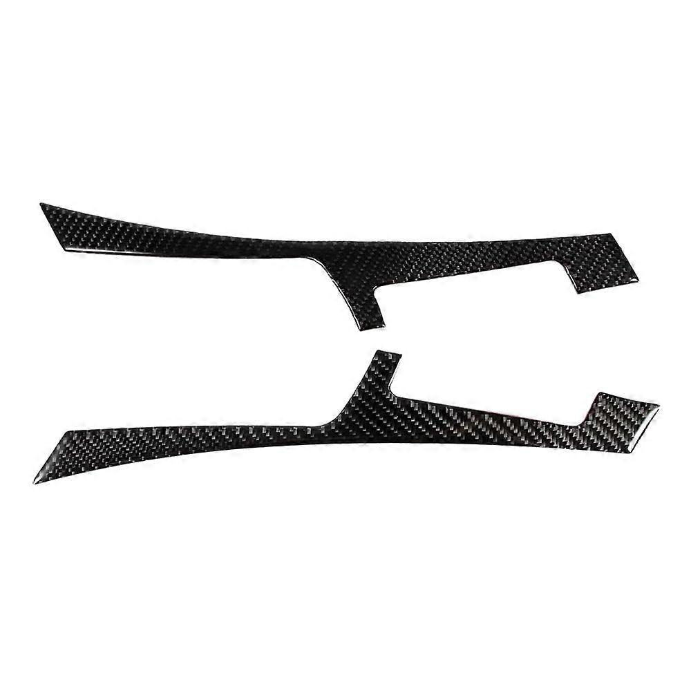 2 Stücke Auto Carbon Fiber Interior Center Control Abdeckung Trim Für Q50 Q60 2013-2019